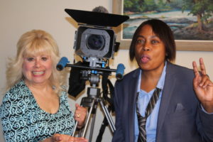 Elaine and tara pick out her tongue